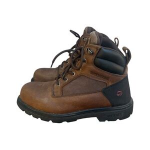 Wolverine Bulldozer Leather Steel Toe work Boots. SZ. 11 M